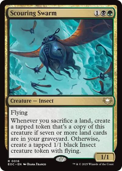 Scouring Swarm (Commander: Edge of Eternities) Light Play