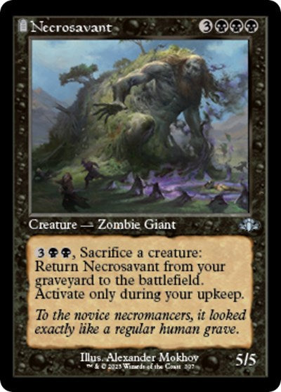 Necrosavant (Retro Frame) (Dominaria Remastered) Light Play