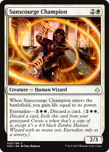 Sunscourge Champion (Hour of Devastation) Light Play