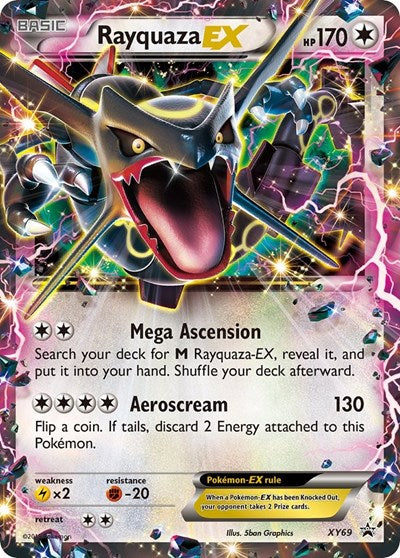 Rayquaza EX (Shiny) (XY Promos) Light Play Holofoil
