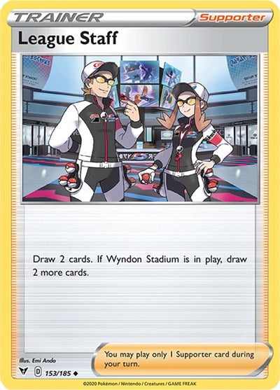 League Staff (SWSH04: Vivid Voltage) Light Play