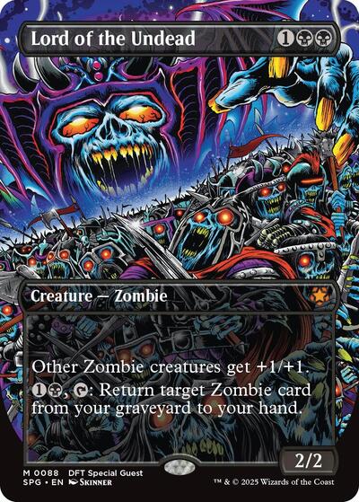 Lord of the Undead (Borderless) (Special Guests) Light Play Foil