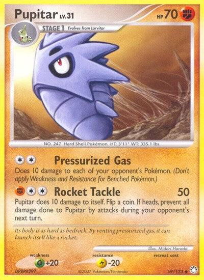 Pupitar (Mysterious Treasures) Damaged / Poor