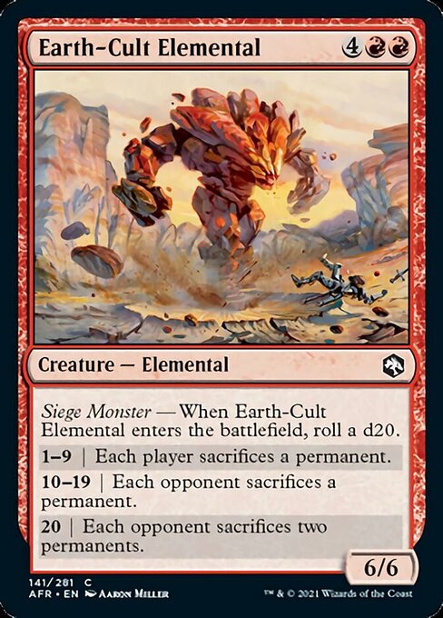 Earth-Cult Elemental (Adventures in the Forgotten Realms) Light Play