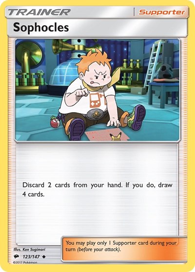 Sophocles (SM - Burning Shadows) Medium Play Reverse Holofoil