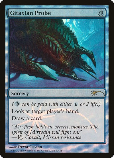 Gitaxian Probe (Promos: FNM) Medium Play Foil