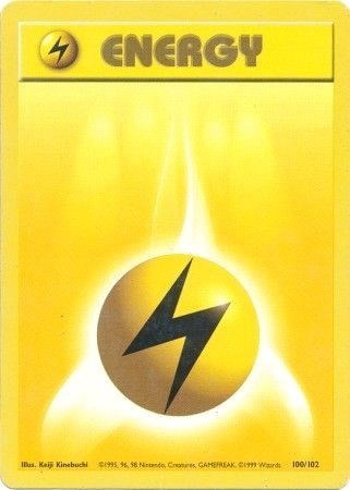 Lightning Energy (Base Set) Light Play