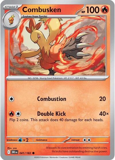 Combusken (SV10: Destined Rivals) Light Play