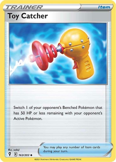 Toy Catcher (SWSH07: Evolving Skies) Light Play Reverse Holofoil