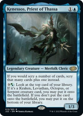 Kenessos, Priest of Thassa (Jumpstart 2022) Light Play