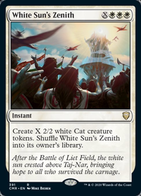 White Sun's Zenith (Commander 2020 Commander Legends) Light Play