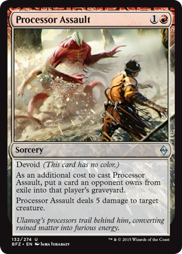 Processor Assault (Battle for Zendikar) Medium Play