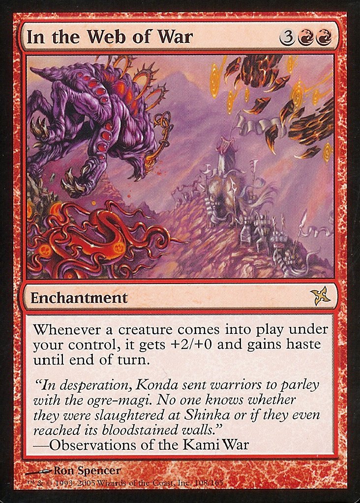 In the Web of War (Betrayers of Kamigawa) Light Play