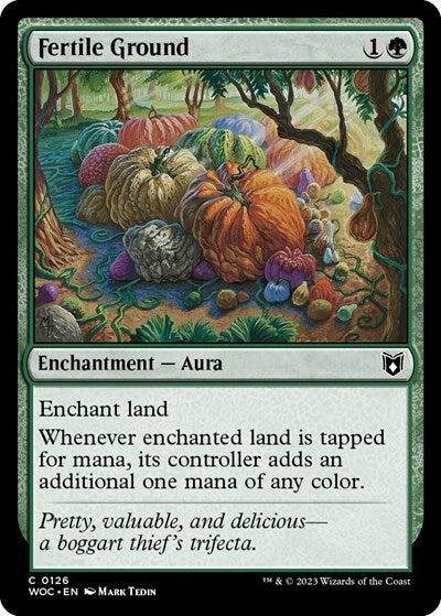 Fertile Ground (Commander: Wilds of Eldraine) Light Play