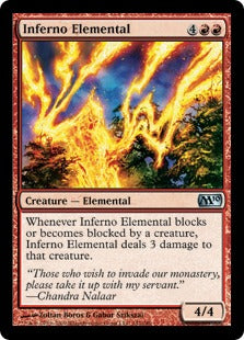 Inferno Elemental (Magic 2010 Core Set) Light Play