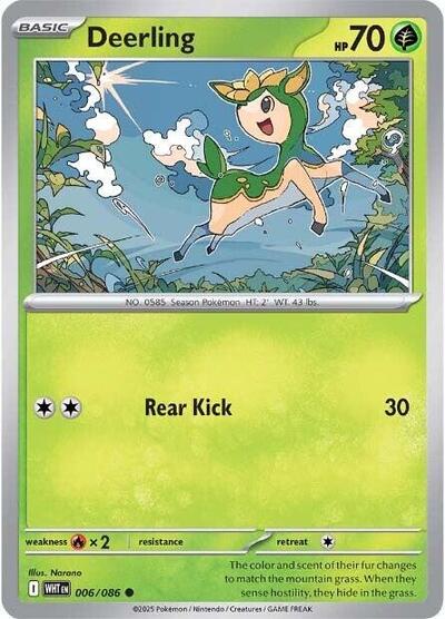 Deerling (SV: White Flare) Light Play