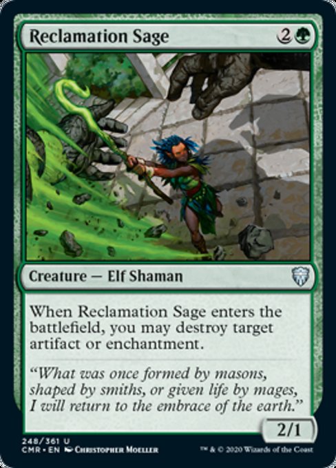 Reclamation Sage (Commander Legends) Light Play