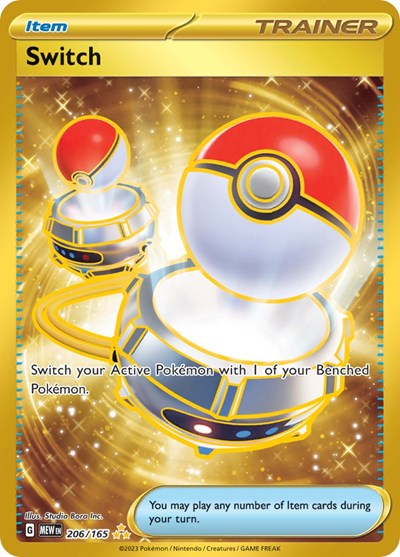 Switch - 206 (Scarlet and Violet: 151) Near Mint Holofoil
