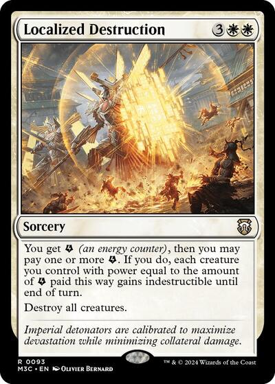 Localized Destruction (Commander: Modern Horizons 3) Light Play