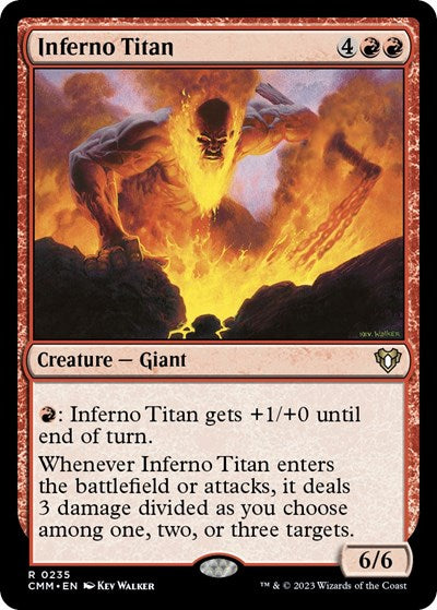 Inferno Titan (Commander Masters) Light Play