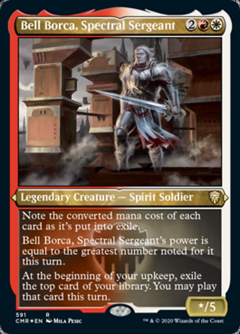 Bell Borca, Spectral Sergeant (Foil Etched) (Commander Legends) Light Play Foil