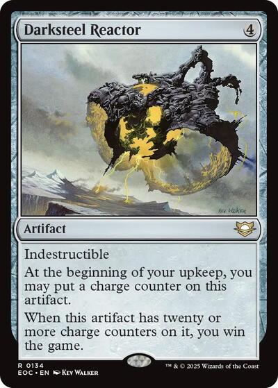 Darksteel Reactor (Commander: Edge of Eternities) Light Play
