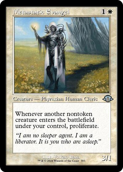 Metastatic Evangel (Retro Frame) (Modern Horizons 3) Light Play Foil