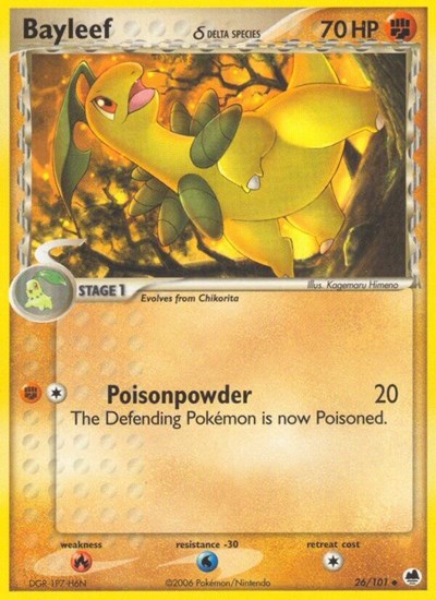 Bayleef (Delta Species) (Dragon Frontiers) Light Play