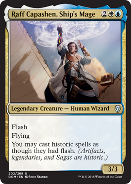 Raff Capashen, Ship's Mage (Dominaria) Light Play