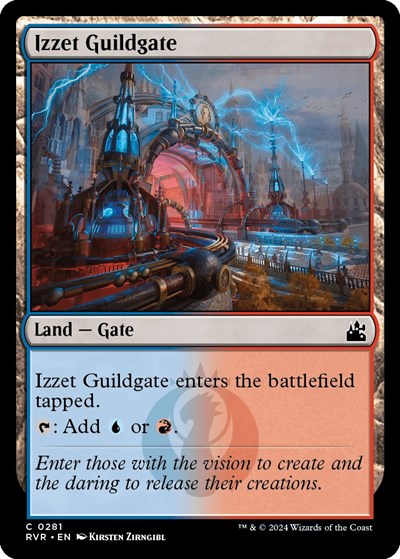 Izzet Guildgate (Ravnica Remastered) Light Play