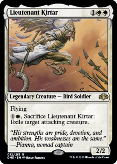 Lieutenant Kirtar (Dominaria Remastered) Light Play