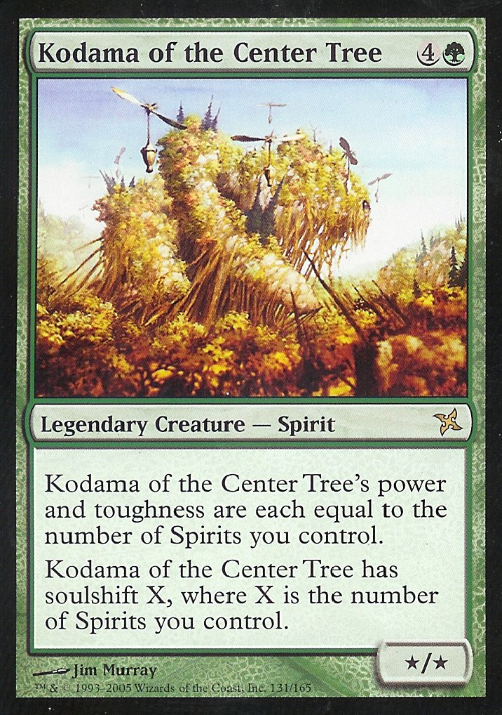 Kodama of the Center Tree (Betrayers of Kamigawa) Light Play