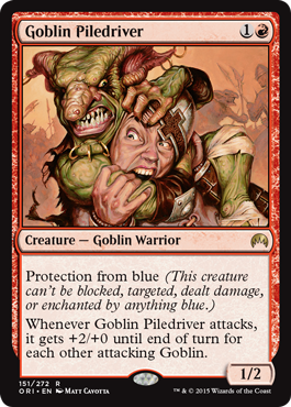 Goblin Piledriver (Magic Origins) Light Play