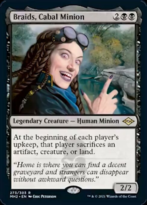Braids, Cabal Minion (Modern Horizons 2) Light Play