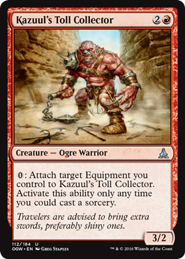 Kazuul's Toll Collector (Oath of the Gatewatch) Light Play