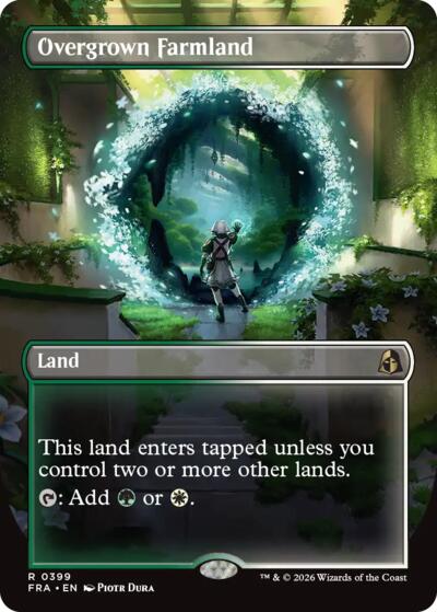 Overgrown Farmland (Borderless) (Reality Fracture) Light Play Foil