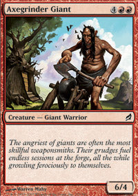 Axegrinder Giant (Lorwyn) Light Play