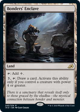 Bonders' Enclave (Ikoria: Lair of Behemoths) Light Play Foil
