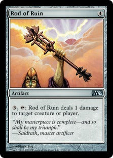 Rod of Ruin (Magic 2010 Core Set) Light Play