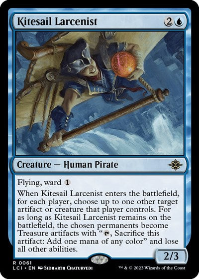 Kitesail Larcenist (The Lost Caverns of Ixalan) Light Play