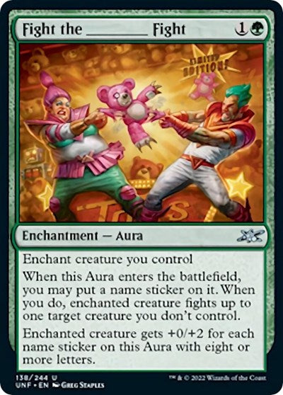 Fight the ________ Fight (Unfinity) Light Play Foil