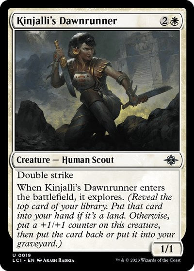 Kinjalli's Dawnrunner (The Lost Caverns of Ixalan) Light Play Foil