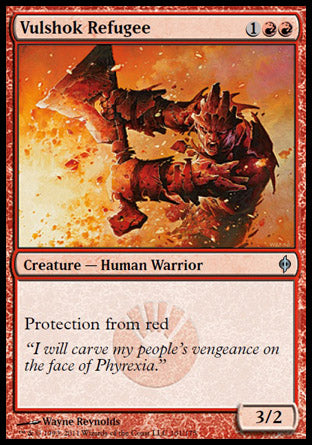 Vulshok Refugee (New Phyrexia) Light Play