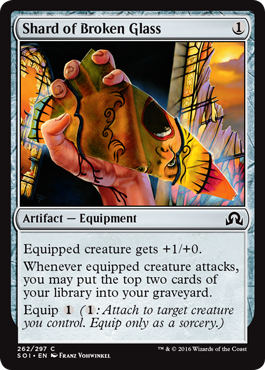 Shard of Broken Glass (Shadows Over Innistrad) Light Play