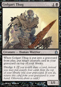 Golgari Thug (Ravnica) Light Play Foil