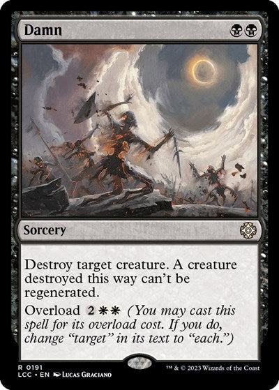 Damn (Commander: The Lost Caverns of Ixalan) Light Play