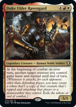 Duke Ulder Ravengard (Commander Legends: Battle for Baldur's Gate) Light Play