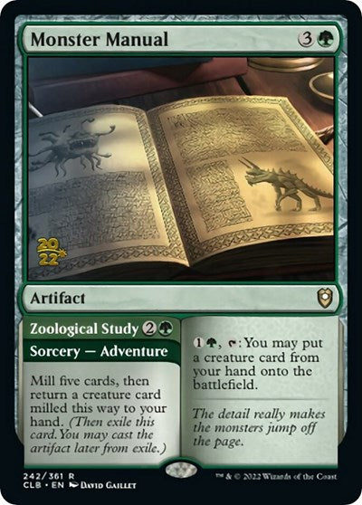 Monster Manual (Promos: Prerelease Cards) Light Play Foil