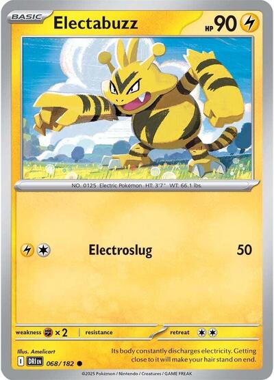 Electabuzz (SV10: Destined Rivals) Light Play