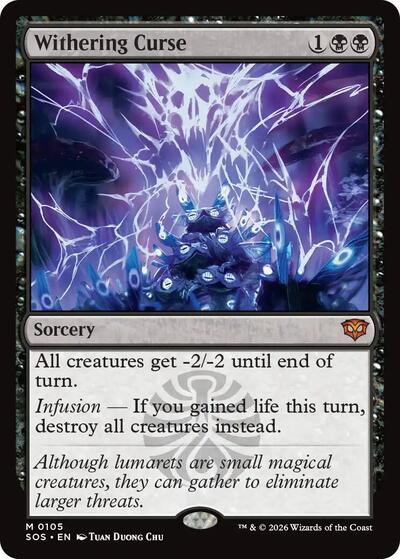 Withering Curse (Secrets of Strixhaven) Light Play